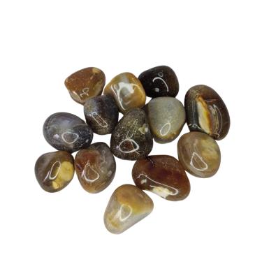 Imagem de Pedra Ágata de Fogo Rolada 4 a 6 cm Natural 250 gramas