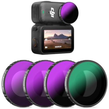 Imagem de Conjunto de filtros ND e CPL para DJI Nano, Nano Accessories Pacote com 4 ND8 + ND16 + ND32 + CPL Kit de filtros de lente de substituição | Vidro óptico | HD | Resistente a óleo | Fácil de usar |