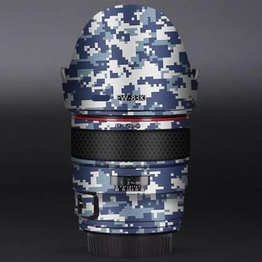 Imagem de EF 24 1.4 L II Protetor de Lente de Câmera Revestimento Película Protetora Vinil Película Película Premium Adesivo para Canon EF 24 mm F1.4 L II (Digital Camo Navy)