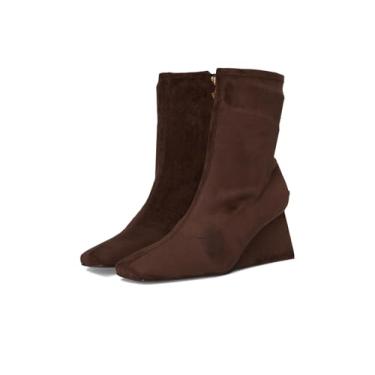 Imagem de Circus NY by Sam Edelman Bota feminina de cano curto Lia, Chocolate escuro, 42