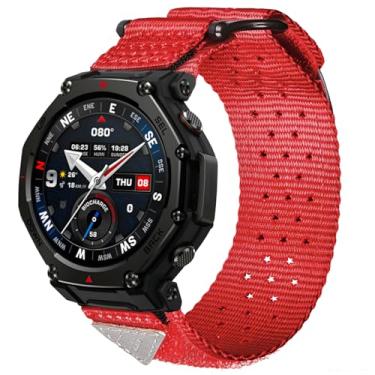 Imagem de FIILIIX Pulseira de nylon premium para Amazfit T-Rex 3 Pro, pulseira de durável para esportes ao ar livre (não serve para Amazift T-Rex 3)