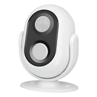 Imagem de Sensor Infravermelho Presença Detector Segurança Alarme - Proteção 360° para Seu Ambiente