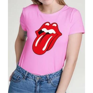 Imagem de Camiseta Camisa de Algodão Adulto Masculina Feminina  Banda de Rock Ro