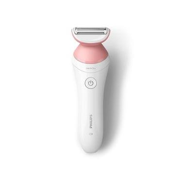 Imagem de Aparador de pelos SatinShave Série 6000 Rosa/Branco - BRL146