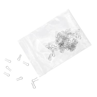 Imagem de oshhni 100x Ganchos de Pendurar em Liga Metálica para Acessórios de Queima, Anéis de Liga Metálica para Ornamentos de Cerâmica, Pequenos Objetos e Fornos de, R Shaped