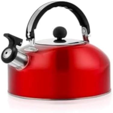 Imagem de Chaleira Metalica Com Apito 2 Litros Vinho