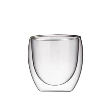 Imagem de Xícara De Vidro Duplo(250ml Sem alça 4 peças)