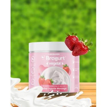 Imagem de Bragurt Iogurte Vegetal Fermentado Sabor Morango  240g - Biosamer