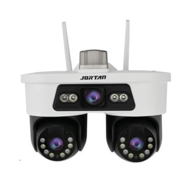 Imagem de ANJ.GG Câmera de Vigilância Interna/Externa, Estilo Domo, 1080p/720p, Reconhecimento IA, Segurança/Monitoramento, U29, Wi-Fi/Com Fio, Áudio 2 Vias/Visão Noturna, AC/DC, Wi-Fi, Controle por App