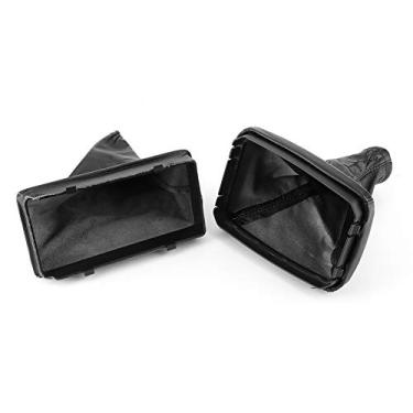 Imagem de Ymiko Botão de Mudança à Prova de Poeira e Capa de Freio de Mão para Corsa C 2000 2006, Acessórios de Proteção de Couro