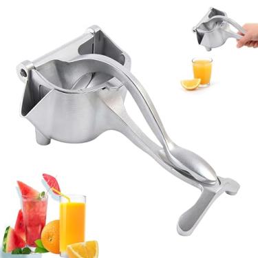 Imagem de Extrator de suco de frutas frescas, espremedor de frutas cítricas manual atualizado 2026, espremedor manual de limão com aderência ergonômica, fácil de limpar para extração eficiente de cítricos (1