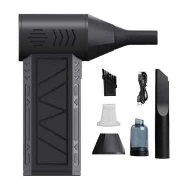 Imagem de Soprador de Neve Portátil | 130000 Rpm LED Mini A Ar Recarregável - Soprador De Neve De 4 Velocidades Para Carro,Para Entrada De Garagem Inverno Exterior Jardim E Casa