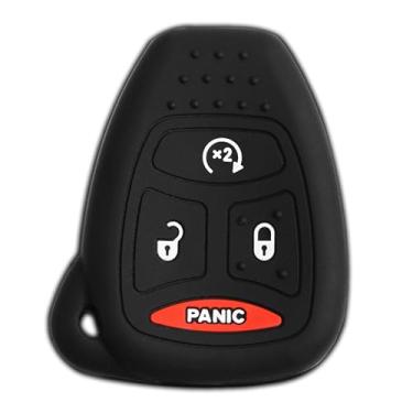 Imagem de Capa protetora de controle remoto de entrada sem chave para Jeep Dodge Chrysler (KOBDT04A)