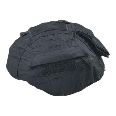 Imagem de HANSTRONG GEAR Capa de capacete Tactical Airsoft Military MICH 2000 Ver2 com bolsa traseira preta