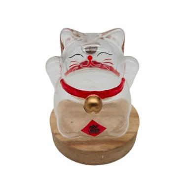 Imagem de predolo Cofrinho Gato da Sorte, Recipiente Fofo em Formato de Gato, Linda Estátua, Cofrinho para Guardar Dinheiro, Decoração de Lareira, Presente de