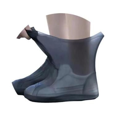 Imagem de Capas De Botas De Chuva Impermeáveis E Antiderrapantes Em Borracha Com
