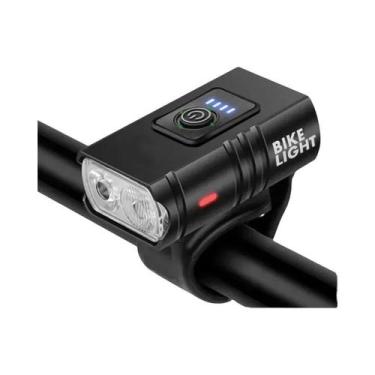 Imagem de Conjunto De Luzes LED Para Bicicleta Recarregáveis Por USB 1000LM Com 