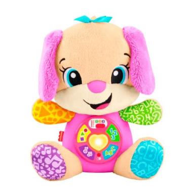 Imagem de Fisher-Price Pelúcia Irmã do Cachorrinho Aprenda Comigo JFD30 - Mattel