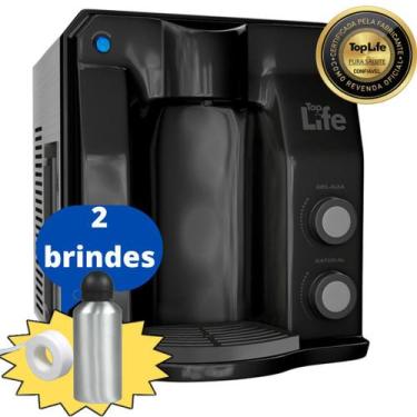 Imagem de Filtro Purificador Água c/ Super Ozonio Gelada Bactericida Preto 220V 