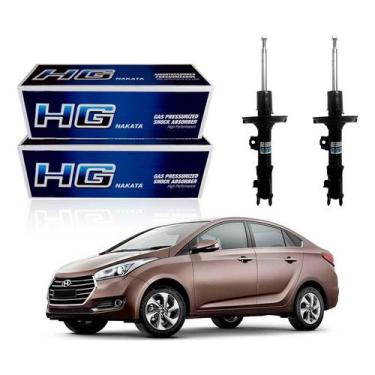 Imagem de Par Amortecedor Dianteiro Hb20s 1.0 1.6 2016 A 2019 - Nakata