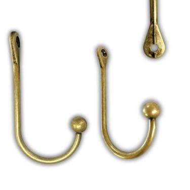 Imagem de Kit c/2 Cabides Longo Liso Para Artesanato - 10,0cm e Parafusos - Gené
