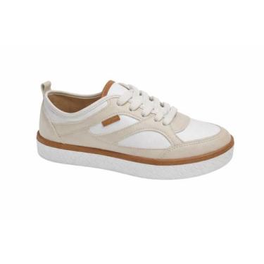 Imagem de Tênis Moleca Feminino Casual Casual Estiloso Original 5712, Branco off