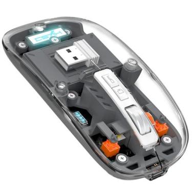 Imagem de Mouse Sem Fio A.JAZZ Bluetooth 5.1 Recarregável Silencioso