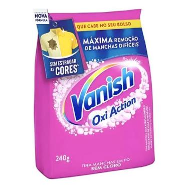 Imagem de Tira Manchas Vanish Oxi Action Cores Em Pó Refil 240g