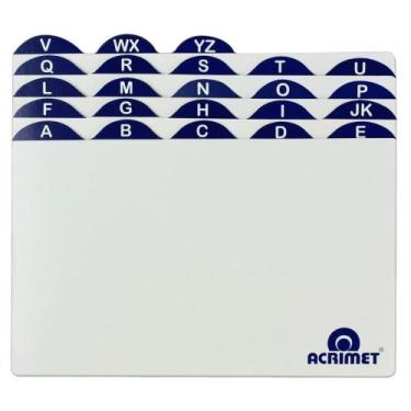 Imagem de Indice para Fichario A-Z 5X8 Cartao - Acrimet