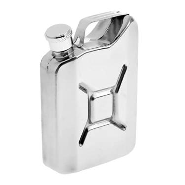 Imagem de joyMerit Cantil de aço inoxidável de 170 g personalizado Whiskey Hip Flask para homens personalizado bolso Hip Flask