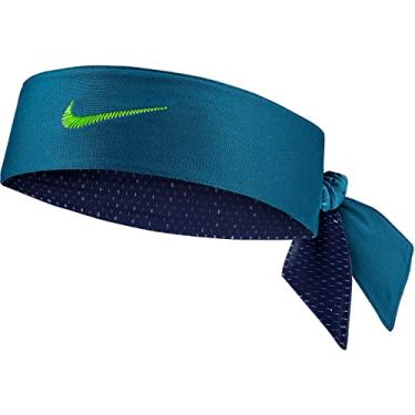 Imagem de Nike Gravata de cabeça reversível Dri-FIT masculina, Turquesa (n1001613-415)/V, tamanho �nico