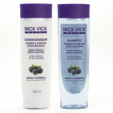 Imagem de Kit Shampoo + Condicionador Nick & Vick Nutri-Hair Raízes E Pontas Equ