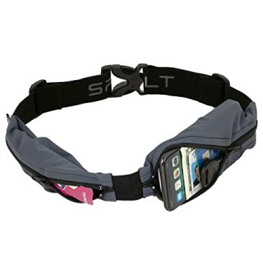 Imagem de Cinto de corrida profissional de bolso duplo SPIbelt, mulheres e homens, bolsos expansíveis, cintura ajustável, sem balanço, Adjustable, Fits Most Waists 25" Through 47"