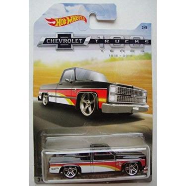 Imagem de Hot Wheels CHEVROLET TRUCKS 100 YEARS, BLACK '83 CHEVY SILVERADO 2/8