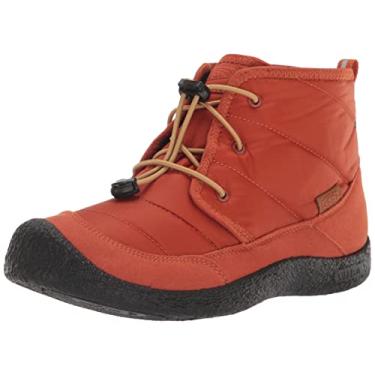 Imagem de KEEN Bota Chukka unissex infantil Howser 2 acolchoada impermeável, Argila/Preto, 9 Little Kid
