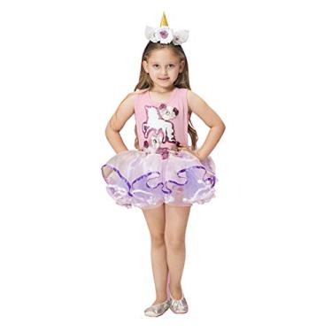 Imagem de Fantasia De Unicornio Shine Infantil Tamanho GG - 12 Anos