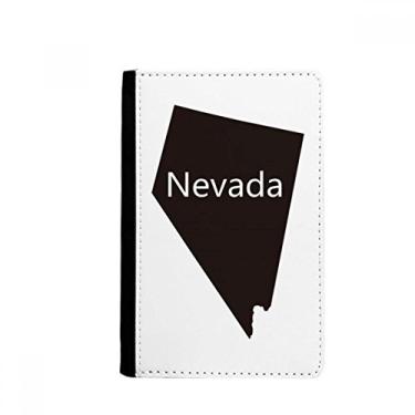 Imagem de Carteira porta-cartões Nevada com mapa dos Estados Unidos da América Notecase Burse