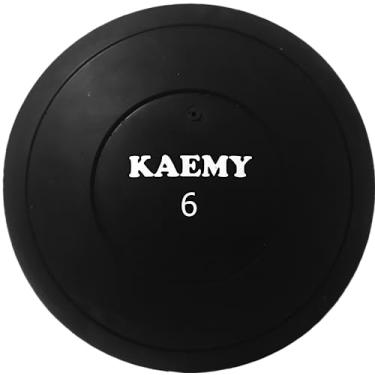 Imagem de Kaemy Medicine Ball 6KG Borracha - 76 a 78 cm - Preto - Individual - Bola Medicinal