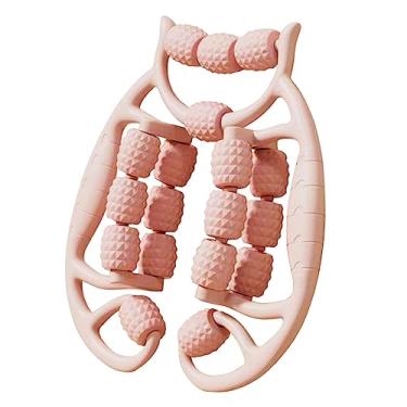 Imagem de Generic Massage Roller Deep Tissue Massage Tools Women Clamp Leg Roller Arm Leg Massage for Shoulder Arm Indoor Sports, ROSA
