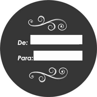 Imagem de Etiqueta Adesiva De Para 02 Redonda 3 cm 50 un.