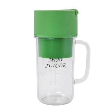 Imagem de Mini Liquidificador Portátil Shake Suco Juice Cup Caneca Cabo USB (Verde)