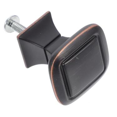 Imagem de Veemoon Alça De Furo Único Puxadores De Gaveta De Guarda-roupa Maçanetas De Metal Puxador De Móveis De Cobre Maçanetas De Madeira Pequenas Cômoda Antiga Liga De Zinco Anel Superior Vintage