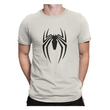 Imagem de Camiseta Camisa Spider Life Masculina Offwhite - Liga Fashion