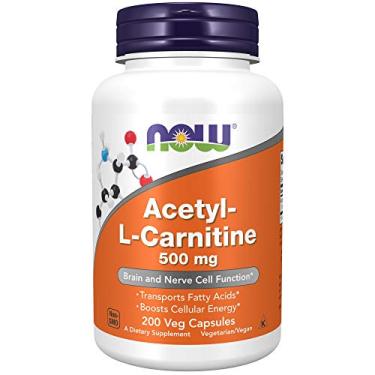 Imagem de Acetyl L Carnitina 500mg (200 VCAPS) Now Foods
