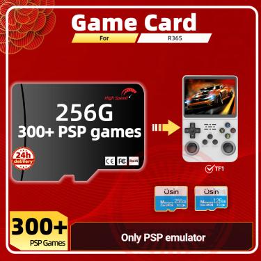 Imagem de Cartão de jogo PSP PS1 para R36S  TF  Plug and Play  pré-instalação  jogos retro  SD  portátil  alta