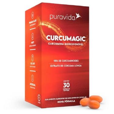 Imagem de Curcumagic (30 Cápsulas) - Puravida-Unissex