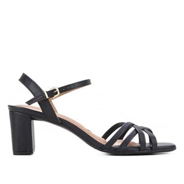 Imagem de Sandália Vizzano Salto Médio Grosso Tiras Feminina-Feminino