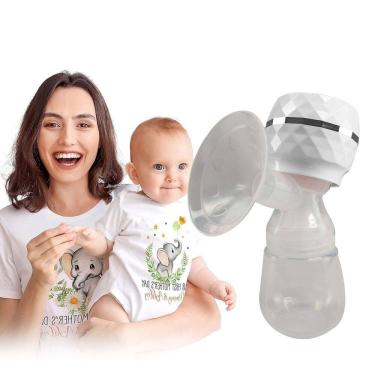 Imagem de Bomba de Tirar Leite Materno Extratora Eletrica Bateria USB Recarregavel Mamadeira Amamentação Massagem Portatil