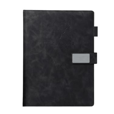 Imagem de Joucien Notebook Business Soft Skin Office Engrossado Simplificado Caderno Estudante - Preto-B5 Edição Grande - Edição Espessada