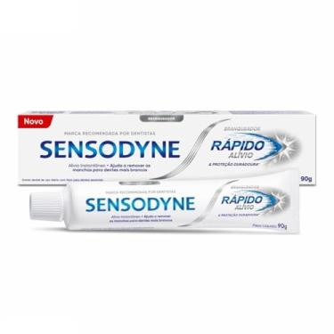 Imagem de Sensodyne NOVO Rápido Alívio Whitening Para Dentes Sensíveis em 60 Segundos, 90g